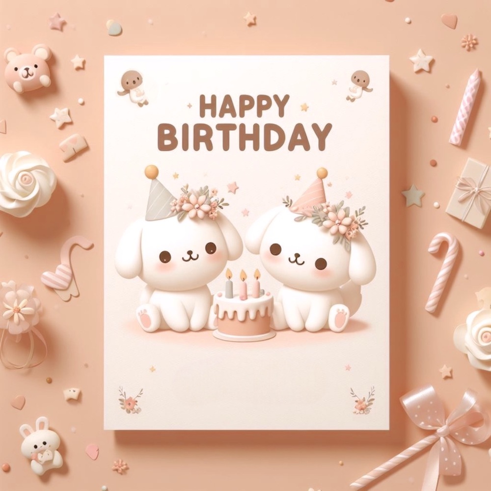 Handmade Cute Birthday Card